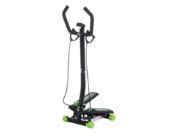 Stepper Com Corrimãos, Tela Lcd E Pedais Antiderrapantes Ideal Para Casa, Escritório, Sala De Estar E Academia. Disponível Nas Cores Verde E Preta.