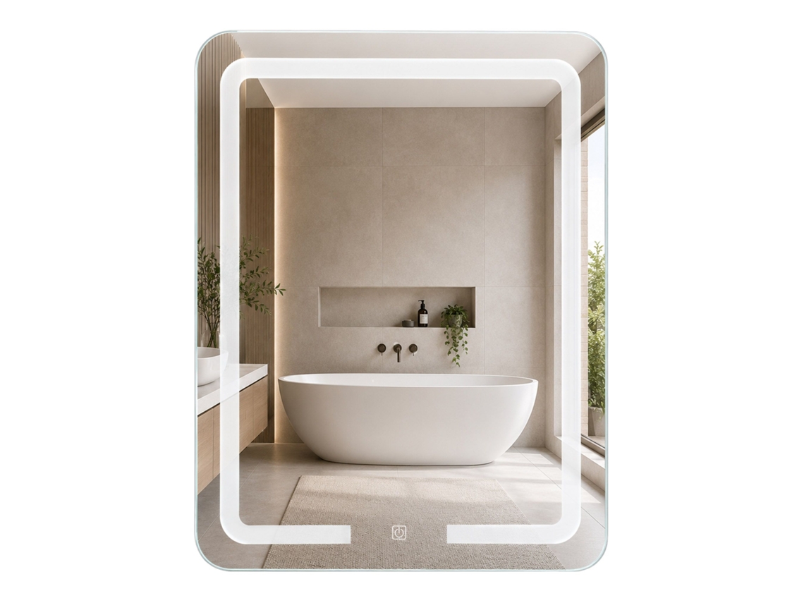 Espelho de Parede REA Sab 3436 Transparent 60x60 Led