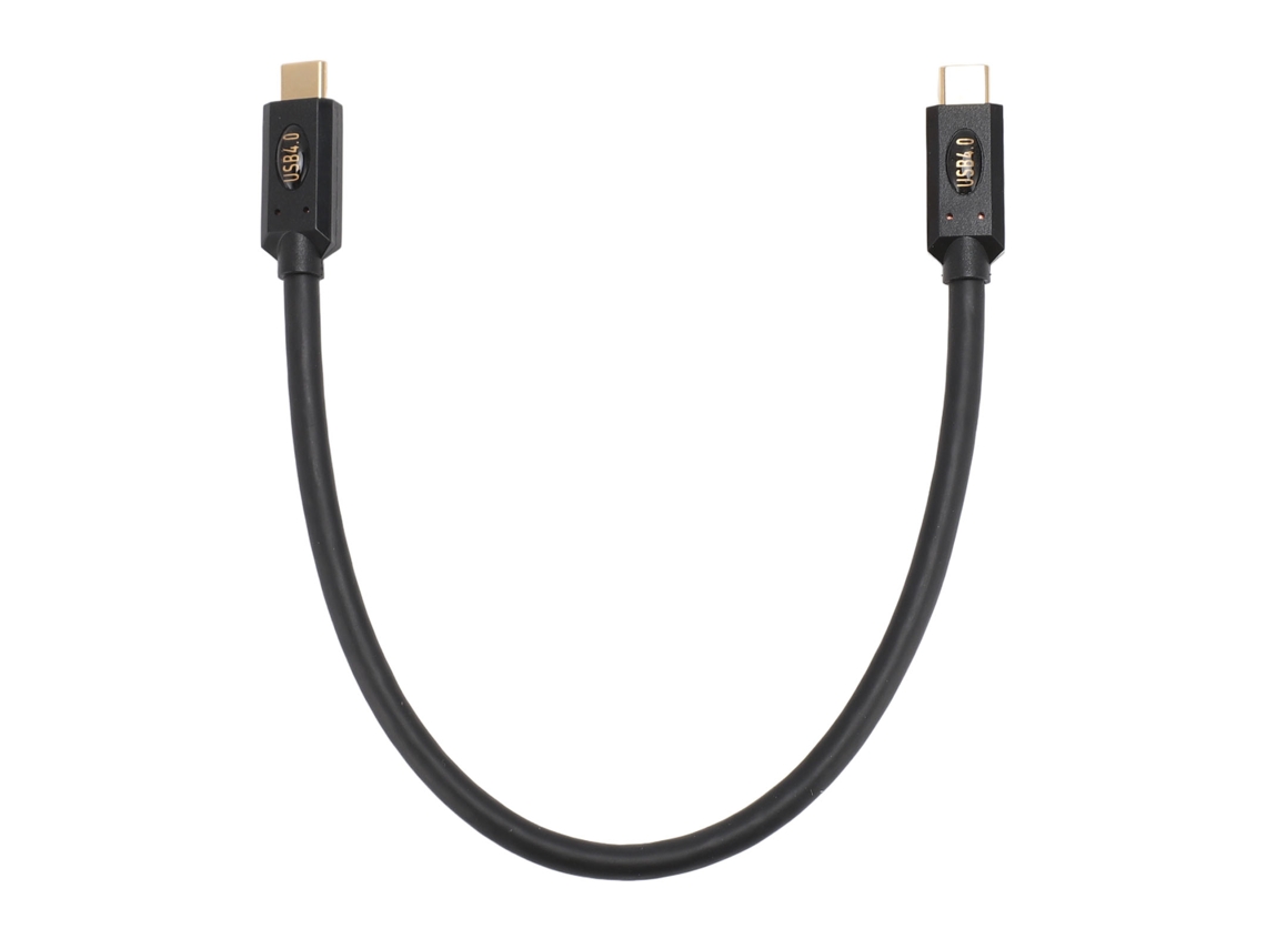Cabo De Dados Usb 4.0 Type C Pd 240w 40gbps Transferência Rápida Carga Rápida 30cm