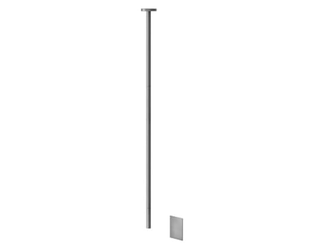 GESSI GESSI 316 Flessa, bica de teto para lavatório, sem contato, com controle eletrônico, comprimento 1600mm, sensor integrado, 54024