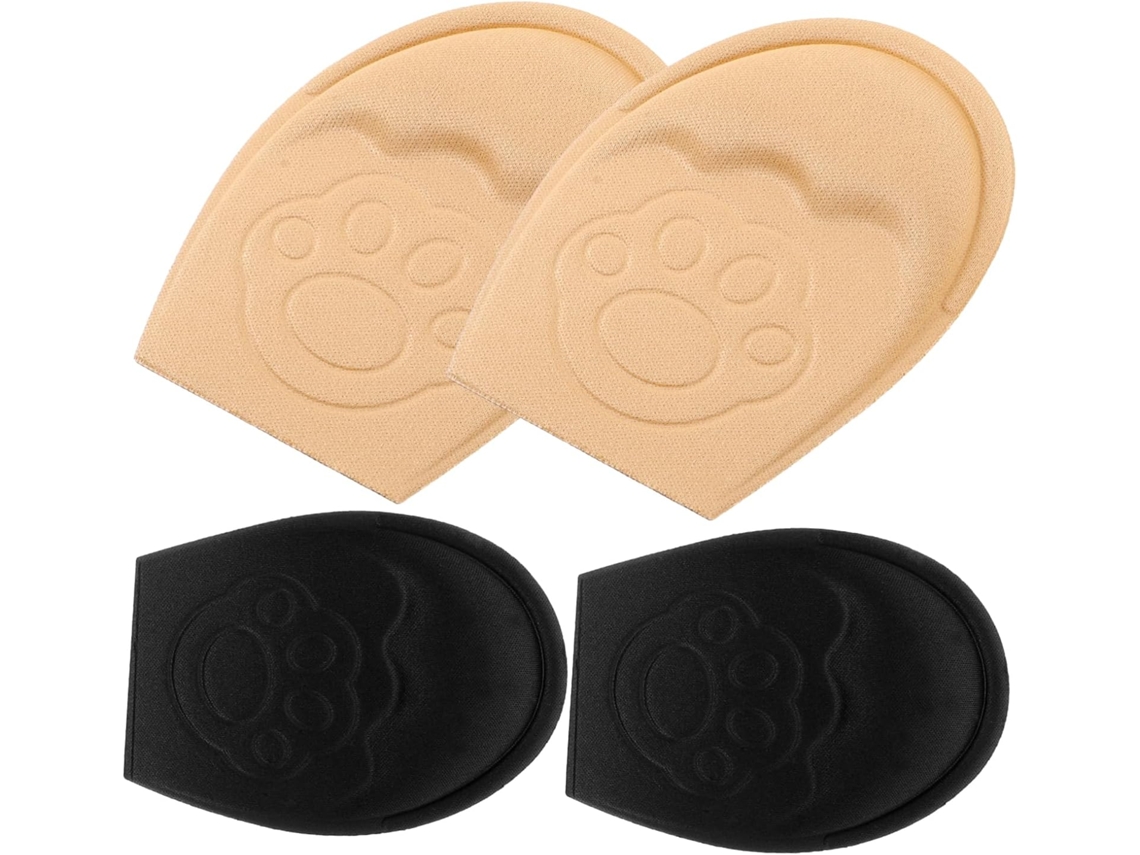 2 Pares De Palmilhas Acolchoadas, Reutilizáveis E Antiderrapantes Para O Calcanhar, Ideais Para Uso Diário E Conforto Ao