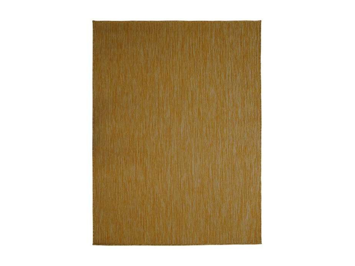 Tapete De Sala Aparência Juta Amarelo 195x275