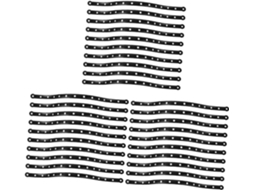 Pretyzoom 30 unidades de tiras plásticas para armários, conectores para armários, ideais para lojas de roupas e para facilitar a organização.