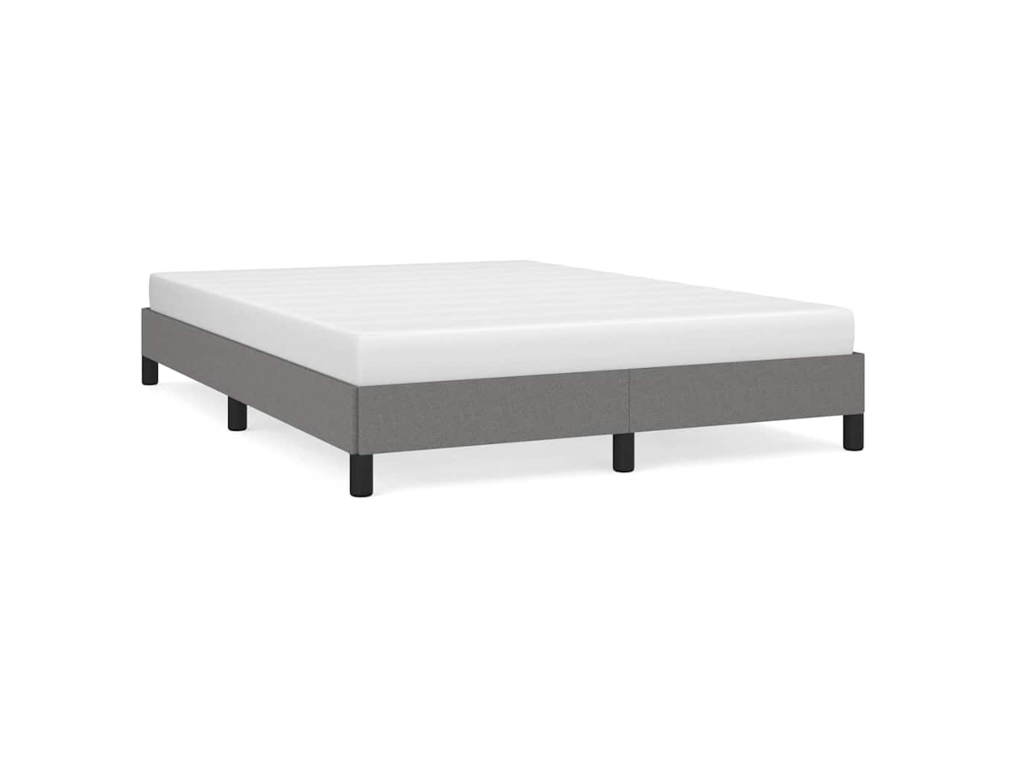 Bed Frame, Bed Frames Vidaxl Cinzeto Tecido (140 X 200 Cm)