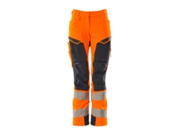 Calças Grandes Com Bolsos Para Joelheiras Accelerate Safe 19078 Laranja 56 / 30 MASCOT
