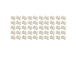 Porta Fusíveis Metal e Plástico 5x20mm 50 Peças