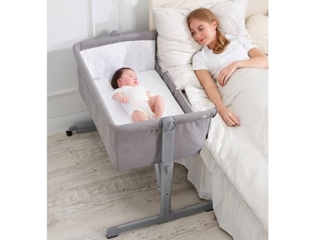 Berço Co-sleeping STAR IBABY Cinza Berço Co-sleeping STAR IBABY Cinza