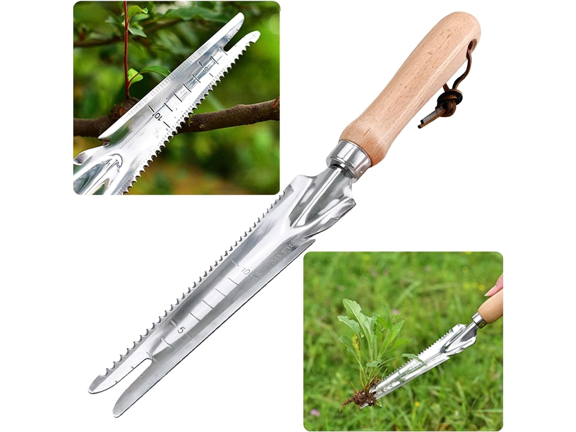 Extrator de ervas AQUAFORGE, manual para capinar e cavar