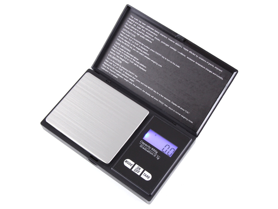 Escala Portátil Da Joia Da Elevada Precisão Da Escala Do Bolso De Digitas Com Display Lcd 200g/0.01g Venisymlis