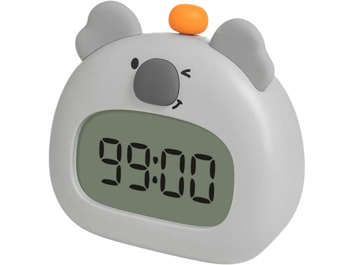 Despertador Fofo Em Forma De Coala Com Luz Noturna E Música Para O Quarto