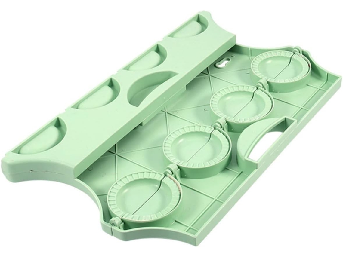 Prático Utensílio De Cozinha Manual Para Fazer Bolinhos E Tortas Em Casa, Feito De Plástico