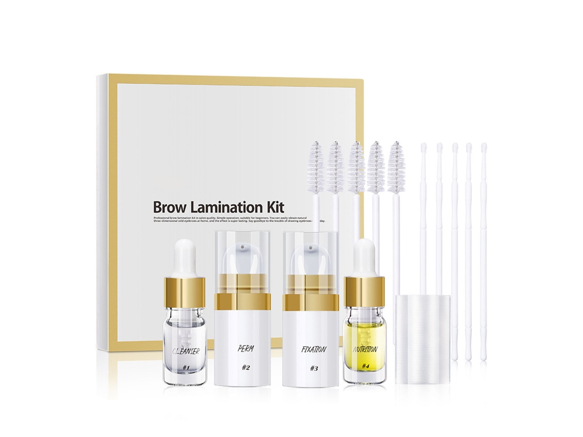 Kit De Perma De Cejas Semipermanente De Larga Duración