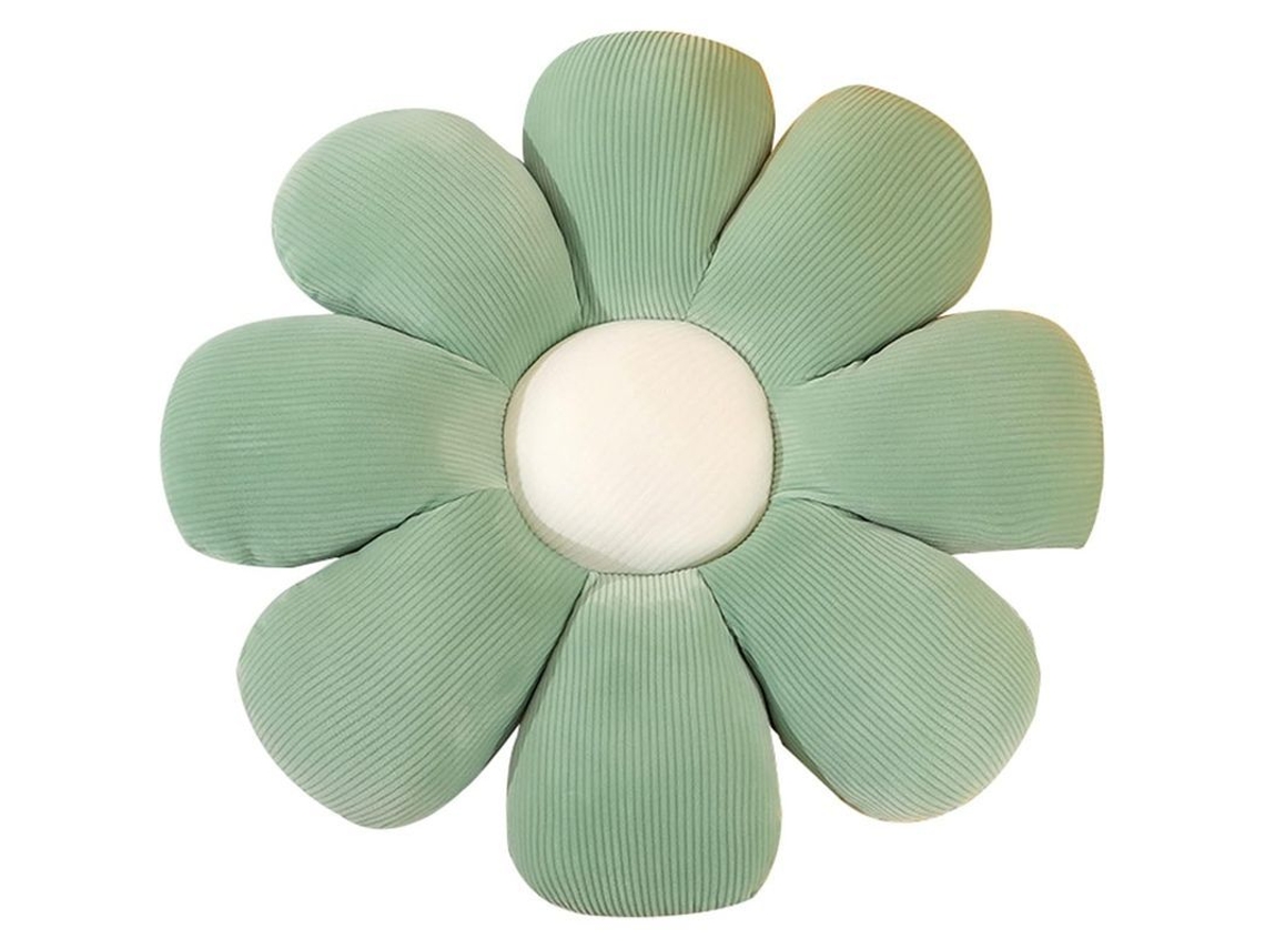 2026 almohada de Flor Margarita de Peluche Suave para Niños, 15,7 Polegadas, Cor Verde