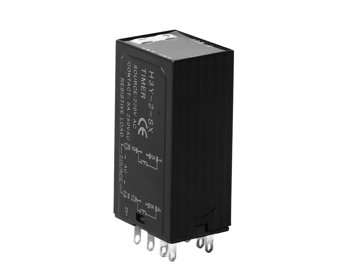 Laxiscreed Relé De Tempo Ac220v Com Display Digital Para Controle De Retardo Cíclico De Alta Precisão