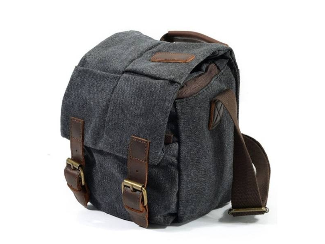 Lurelia Bolsa Impermeável Domiso Para Câmara, Universal, Com Ombro Transporte E A Impactos, Cor Cinza À Água, Com Compartimentos