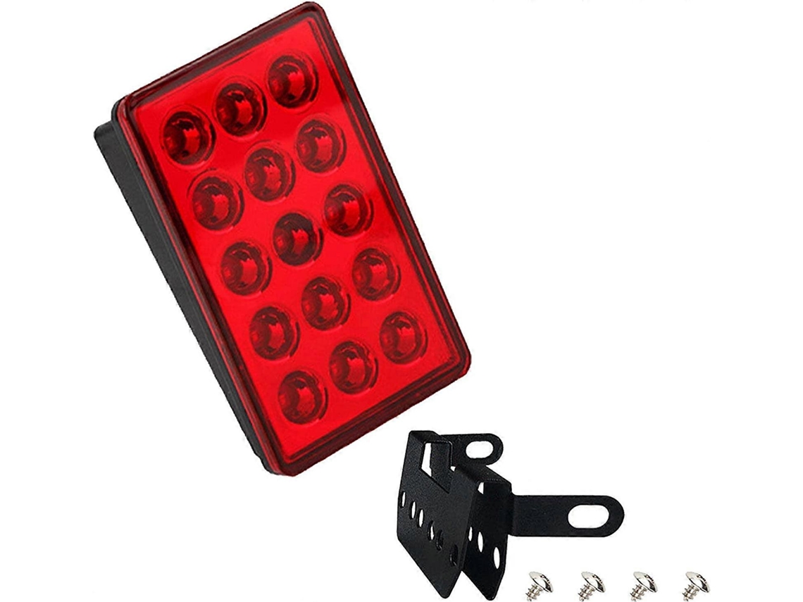 Rebe-luces De Freio Led Quadrada, Luzes Traseiras De Reboque, Luzes De Alerta Estroboscópica Anti-retorno Para Carros