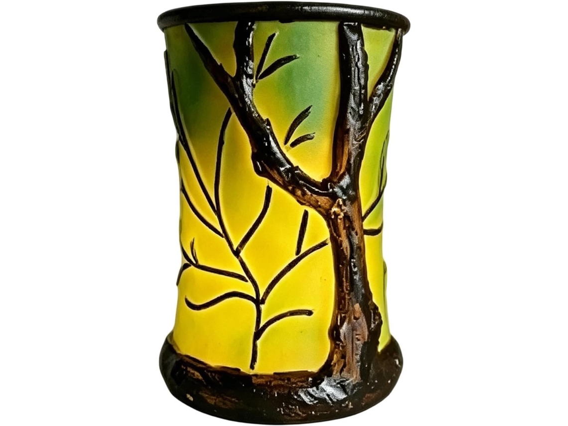 Abajur De Mesa Decorativo Genérico Com Luz Noturna Inspirada Na Natureza E Floresta