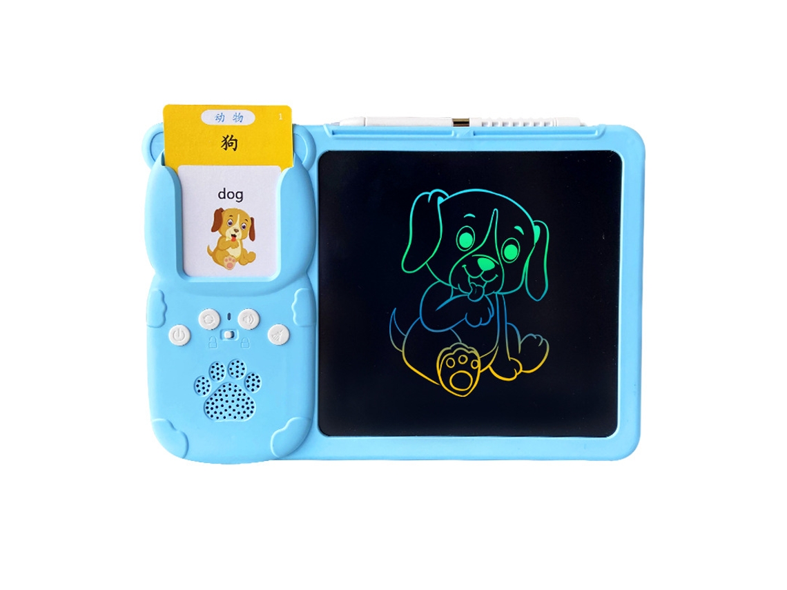 Prancheta De Desenho Lcd Para Crianças E Máquina De Desenho Com Leitor De Cartas