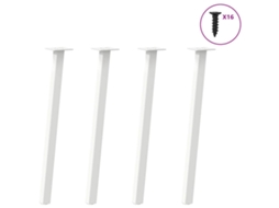 Console Table Leg, Console Table Legs Vidaxl Branco Aço (72 Cm (40 Mm))