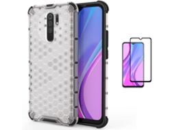 Kit Capa e Película Xiaomi Redmi 9 Full Cover Rumble