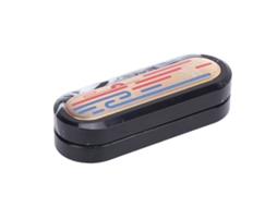 Ats brinquedo Deslizante de Metal para Dedos, Tamanho de Bolso, Push Card Slider para Aliviar o Estresse e Relaxar