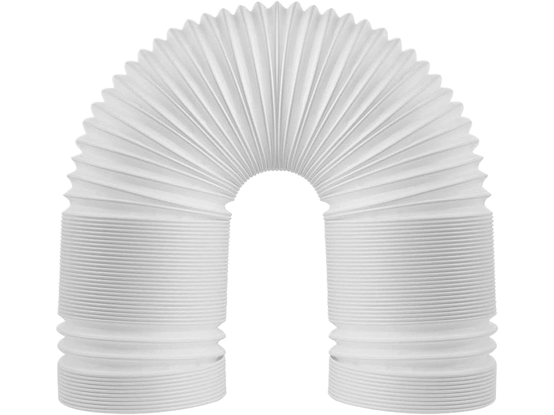 Mangueira Flexível De 130mm 1, 5m Para Ar Condicionado | Mangueira Extensível Exaustão De Portátil Com Rosca Ccw E Coifa
