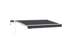 Conjunto 1 Toldo Manual Vidaxl Branco Alumínio (3,5 X 2,5 M)
