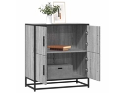 Vidaxl Aparador 68x35x76 Cm Deriv. De Madeira Cinzento Sonoma