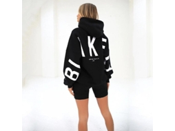 2026 sudadera Blakely Oversized Manga Larga Suelta para Mujer Moda Casual Invierno Primavera Poliéster