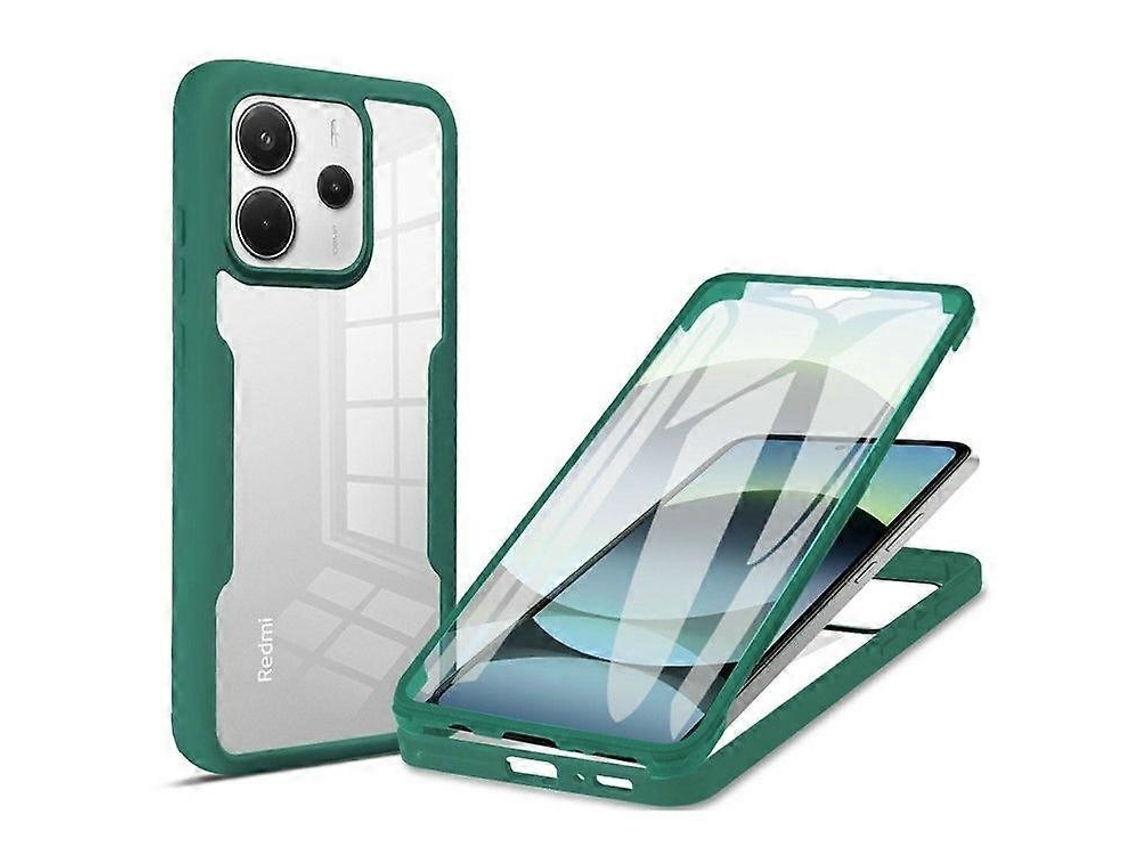 Lurelia Capa Protetora Para Xiaomi Redmi Note 14 4g, Transparente Com Vidro Temperado E Recortes Precisos