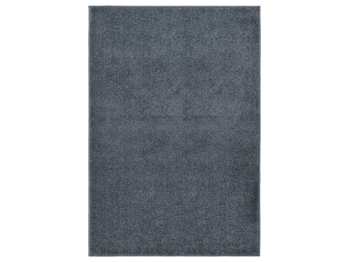 Vidaxl Tapete De Pelo Curto 160x230 Cm Antracite