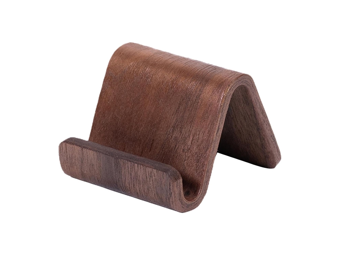 Suporte De Madeira Compacto Para Celular, Ideal Para Escritório, Casa E Quarto (estilo A) | Suportes E Acessórios | Acessórios Para Celular
