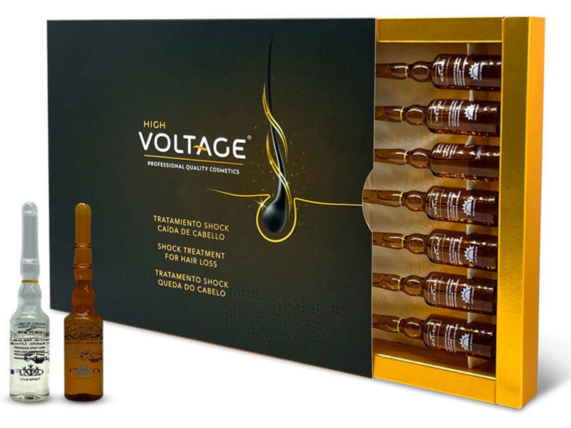 Ampolas para o Cabelo VOLTAGE PROFESSIONAL Stop Queda 3 Fases (14x5 ml)