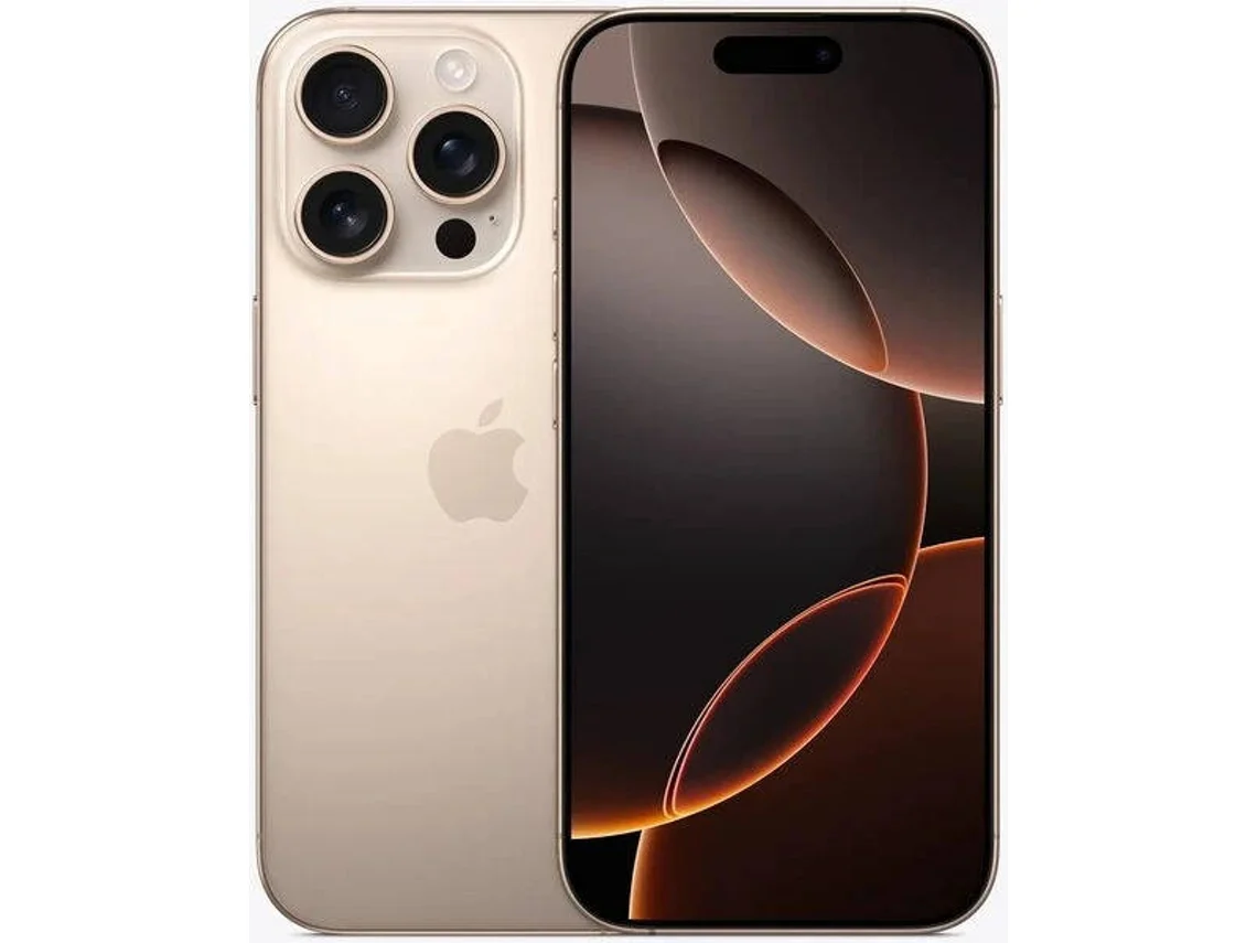 iPhone 16 Pro APPLE (Recondicionado Flippers Como Novo - 6.1'' - 128 GB - Deserto Titânio)