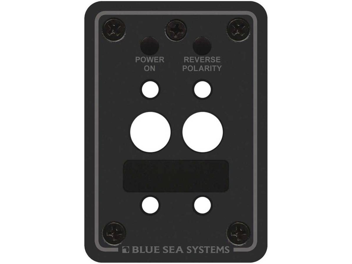 Painel BLUE SEA A-Series Double Blank Mounting Panel Preto