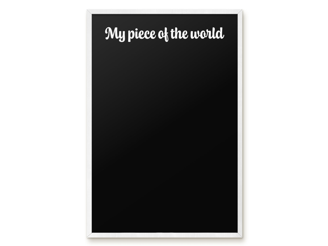 Magnetic Board For Wall My Piece Of The World For The Bedroom Espelharte (40x60 Cm)