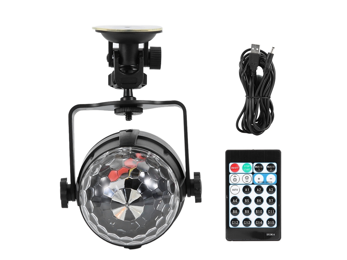 Mini Dj Club Disco Ktv Party Bar Rgb Multicolor Led Lâmpada Bola Projetor Scenljus