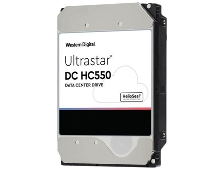 WD Ultrastar DC HC550 WUH721818AL5204 - HDD - 18 TB - interno - 3,5 e 34 - SAS 12 Gb-s - 7200 rpm - buffer 512 MB