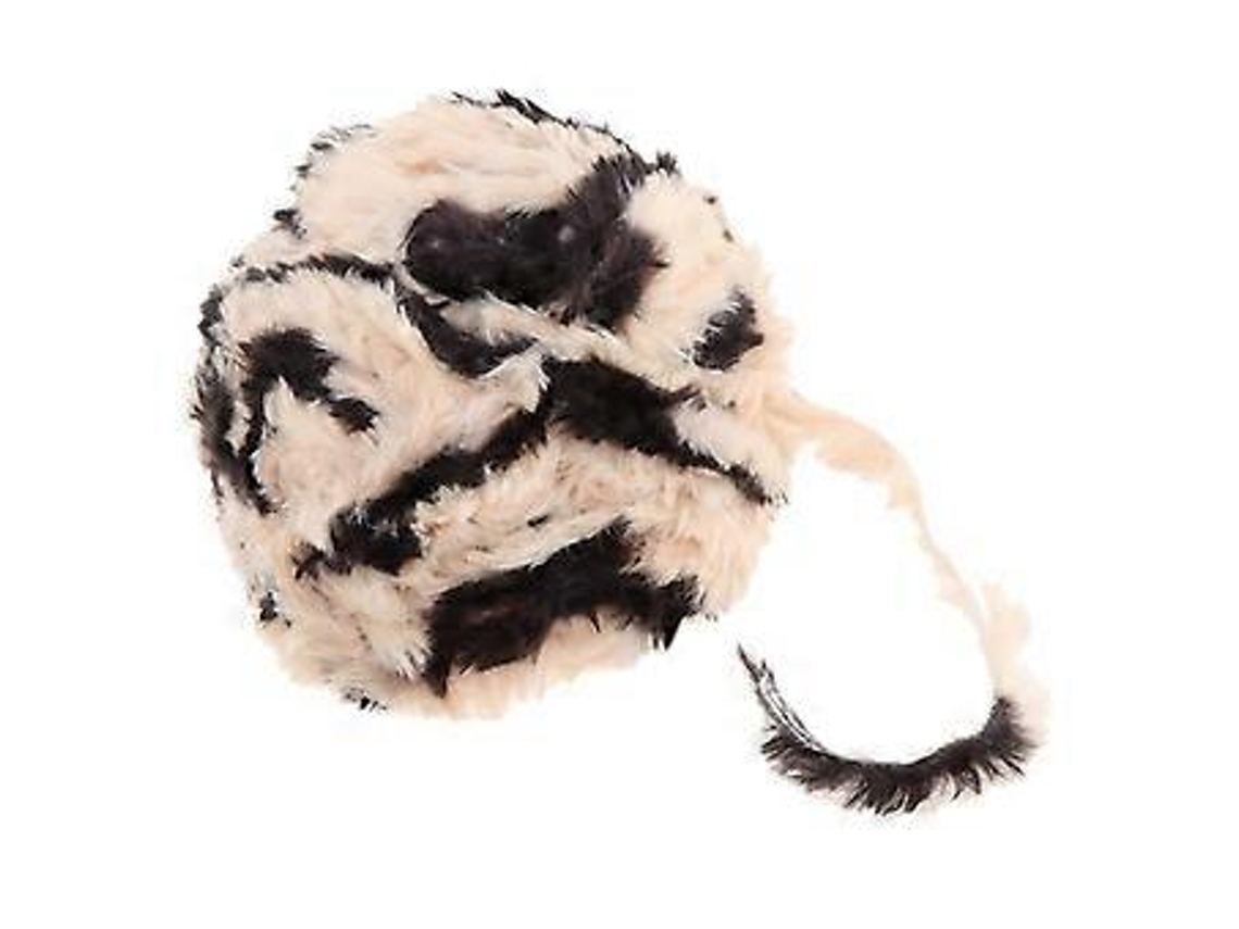 Diy Poliéster Chunky Para Tricô Roving Crochê 32 Metros/carreira Bege Preto Slowmoose