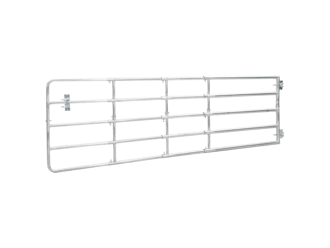 Field Gate, Field Gates Vidaxl Prateado Aço ((150-400) X 90 Cm)