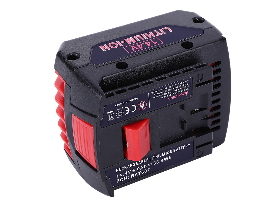 Bateria Recarregável Laxiscreed De Íon De Lítio Para Ferramentas Bosch 14.4v De Alto Desempenho