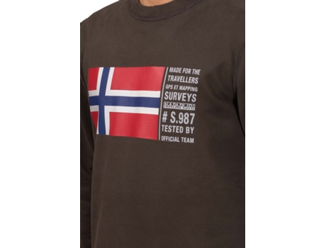 Sweatshirt de Homem NAPAPIJRI Mens Bamardi Size Verde (3XL)