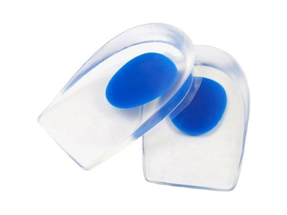 Palmilha de Calcanhar em Gel Silicone para Esporro Tamanhos 35 40 Unidade Par