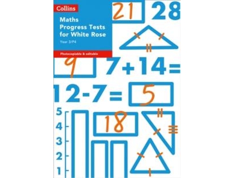 Livro Year 3/P4 Maths Progress Tests for White Rose de Sarah-Anne Fernandes (Inglês)