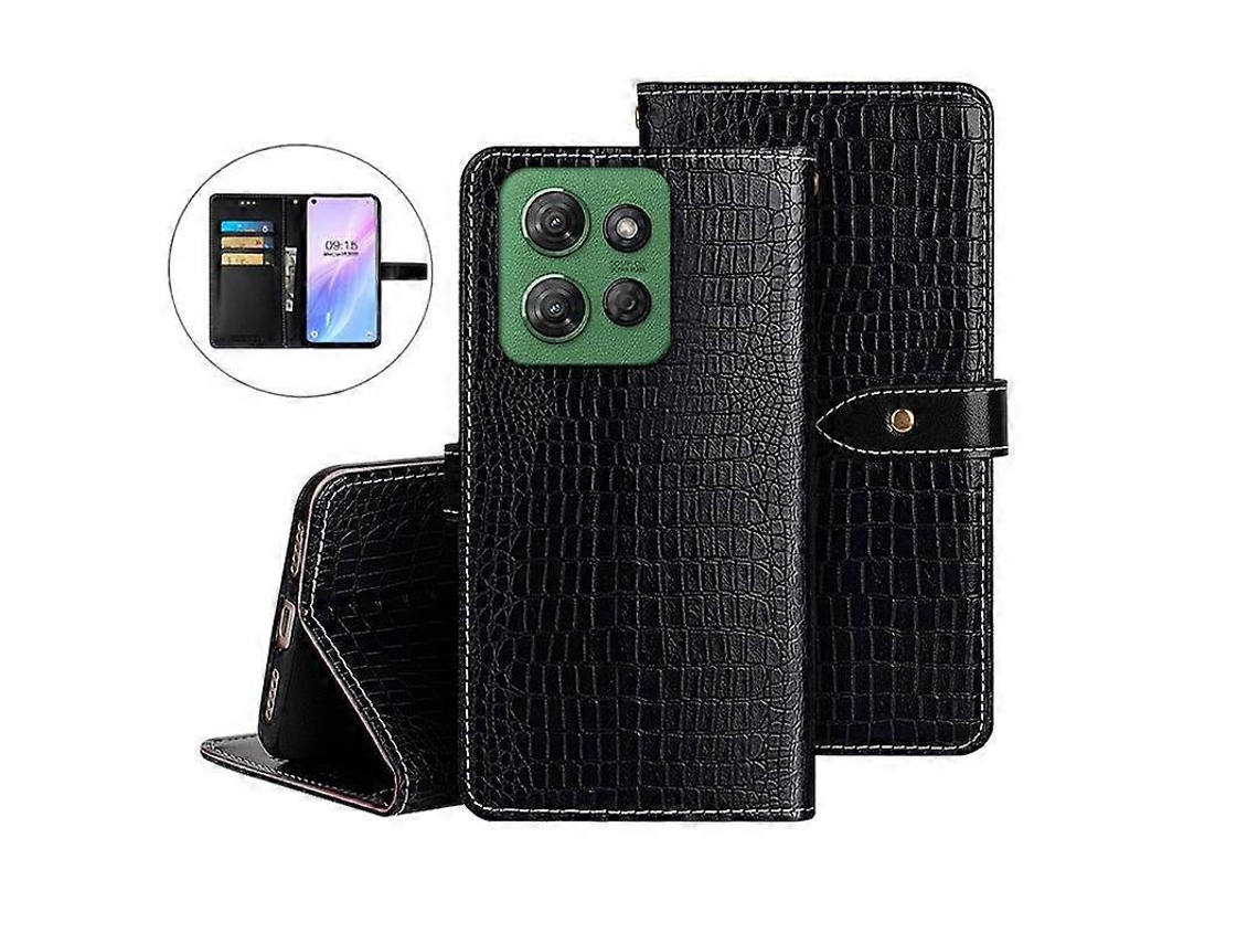 Capa De Celular De Couro Com Textura De Crocodilo Da Idewei