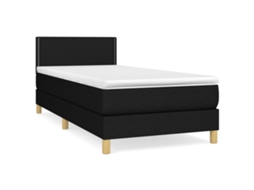 Box Spring Bed, Box Spring Beds Vidaxl Preto Tecido (80 X 200 Cm)