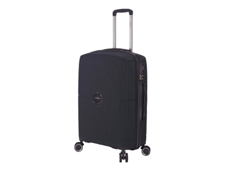 Mala De Viagem / Trolley Médio 65cm 4 Rodas Exp. Bz5711 Preto Benzi