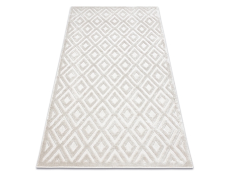 Tapete Santo Sizal 58365A Ziguezague Bege (140 x 190 cm)