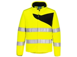 Polar Pw2 Hi-vis: Forro De Lã De Alta Visibilidade Laranja E Preto / Gg