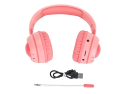 Fones de Ouvido Bluetooth para crianças com luz RGB e som seguro EOOCOO